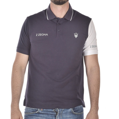 Zegna 短袖polo衫 VP370ZZB600BLU