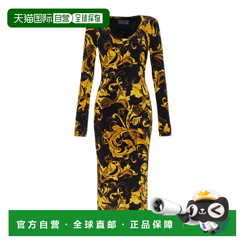 1h可退 香港直邮VERSACE JEANS 女士连衣裙 79HAO920JS500G89 AW2