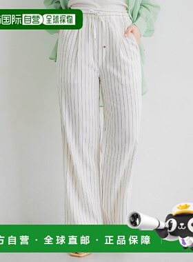 日本直邮coca 麻混纺宽松长裤 [CO4289EW013817]