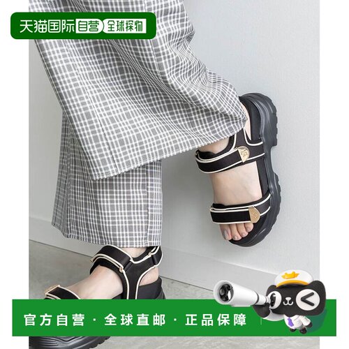日本直邮奢侈品 运动凉鞋 黑色