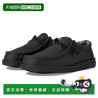 1h可退 【美国直邮】HEY DUDE嘿伙计|Wally 弹力帆布休闲男士鞋