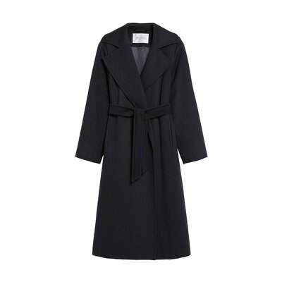 MAX MARA 女士外套 1016014206003 AW2024 黑色 Manuela长袖大衣