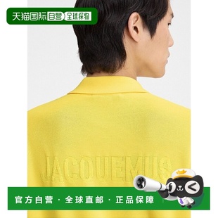 AW2024 香港直邮JACQUEMUS 246KN2962379250 T恤 黄色 男士