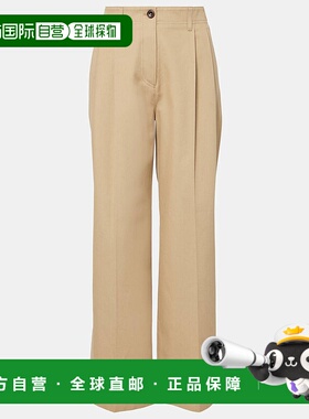 1小时内可退 香港直邮TOTÊME 女士 棉质阔腿裤 004162 brown棕色