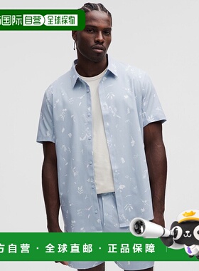 自营1h可退 欧洲直邮LULULEMON露露乐檬 Airing Easy 短袖衬衫