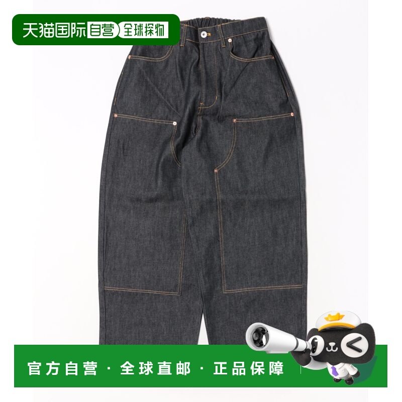 日本直邮VISION STREET WEAR 男女同款 宽松硬挺牛仔 宽腿双膝裤,男装,牛仔裤,淘宝优惠券,粉丝福利购,淘宝优惠卷