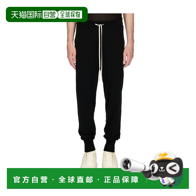 香港直邮Rick Owens 系带锥形运动裤 RU02C7653WS卫裤休闲裤