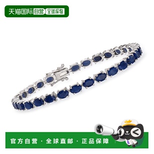 自营Ross-Simons Sapphire Tennis Bracelet in Sterling Silver