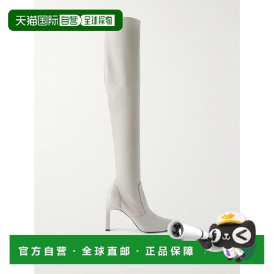 香港直邮TOTÊME 女士 皮质过膝靴子 254WAS0262LE0089LIGHTGREY