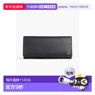 香港直邮Dunhill 登喜路 男士 织纹皮革直板钱包 DU22RS100MF001