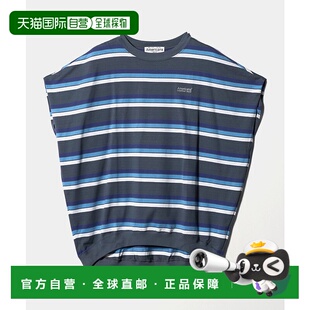 1h可退 日本直邮AMERICANA 女装 多色条纹无袖上衣 宽松立体剪裁