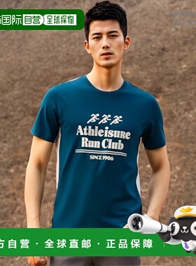 韩国直邮MIZUNO 男士运动T恤RUNNING GRAPHIC SHORT SLEEVE_32YA4