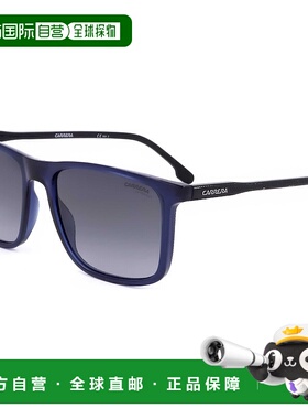 自营 Carrera中性款55毫米灰色太阳镜-蓝色 美国奥莱直发卡雷拉