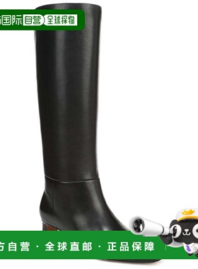 自营Vince Harlan Tall Leather Boot - black 美国奥莱直发