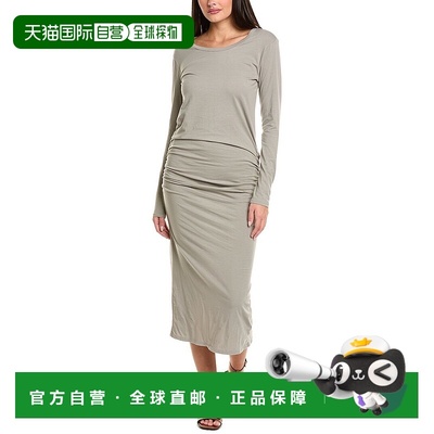 自营 James Perse Skinny Sheath Dress - grey 美国奥莱直发