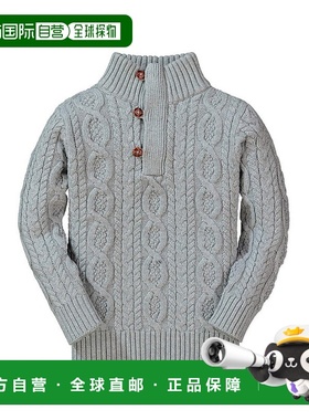 自营 hope & henryHope&Henry Cable立领毛衣-灰色 美国奥莱直发