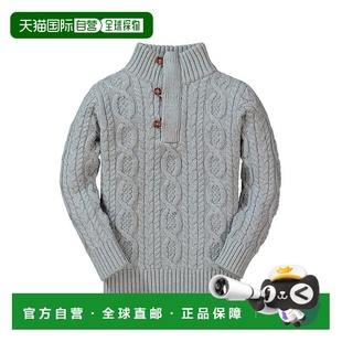 hope 灰色 Cable立领毛衣 美国奥莱直发 henryHope&Henry 自营