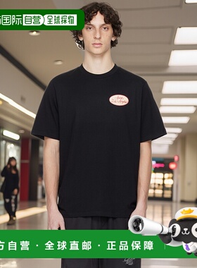 香港直邮AMIRI 男士 黑色 Station Patch T 恤 AMJYTE1201