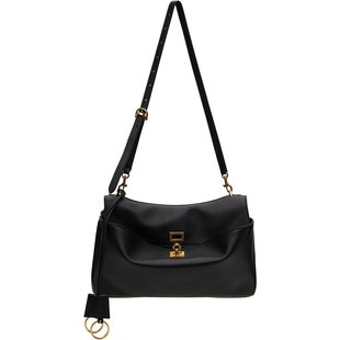 潮奢 Balenciaga 巴黎世家 女士 黑色 Rodeo 单肩包 8217872AA4V