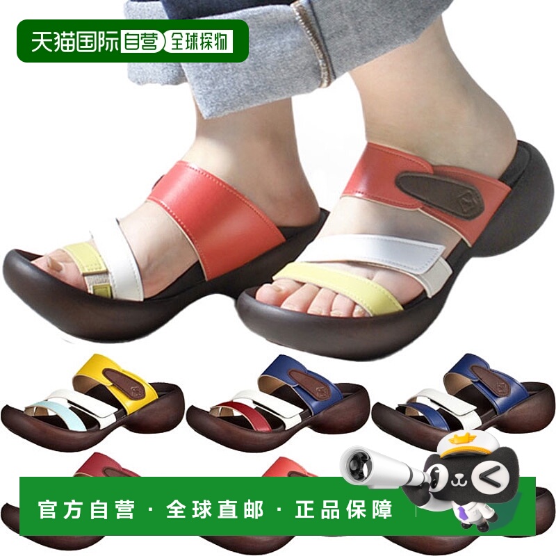 日本直邮Regetta 女士 Regetta 独木舟蛋跟凉鞋三色凉鞋 RegetA C