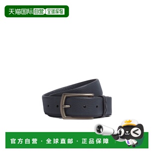 香港直邮Zegna 徽标搭扣皮带 LHCEOB014BZ杰尼亚牛皮腰带