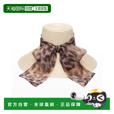 【美国直邮】eugenia kim 通用 帽子豹纹太阳帽进口潮流防晒帽