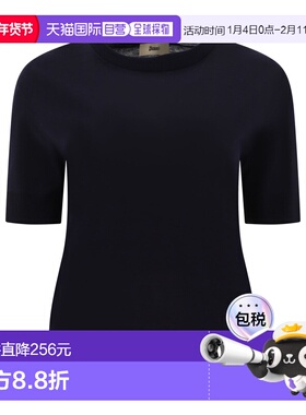 香港直邮HERNO 女士T恤 JG000223D520569200 CO 蓝色 Midnight bl