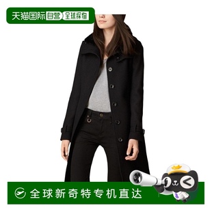 羊毛紐扣大衣 香港直郵Burberry 39532241博柏利