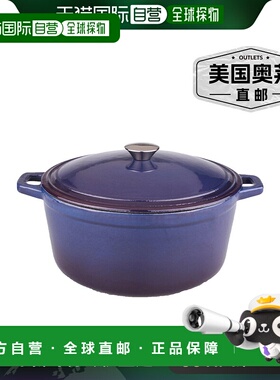 自营 BergHOFF Neo 5Qt 铸铁椭圆形覆盖荷兰烤箱，紫色 美国奥莱
