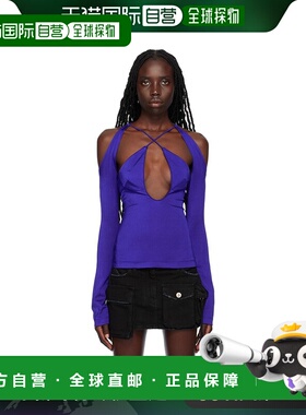 1h可退 香港直邮潮奢 The Attico 女士 蓝色 Zane 上装 236WCT206