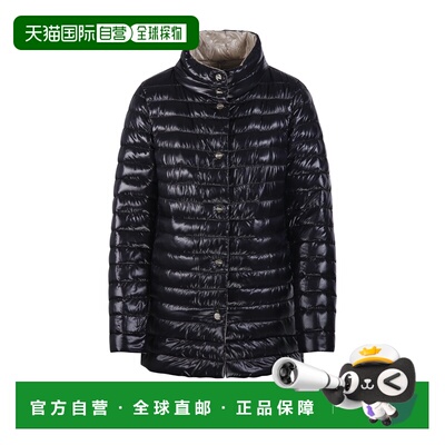 香港直邮HERNO 女士羽绒服 PI1234D12017Z9319 SS2026 黑色 立领