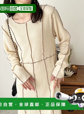 日本直邮GeeRA 配色宽松连衣裙 R04609EW13346 连衣裙