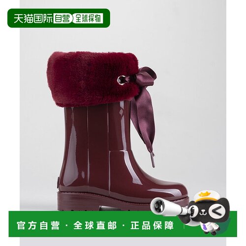 日本直邮igor CAMPERA 女孩雨靴 加绒 蝴蝶结 儿童青少年 15cm-23