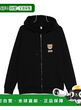 1h可退 香港直邮MOSCHINO 男士卫衣 170244130555 AW2025 黑色 Sw