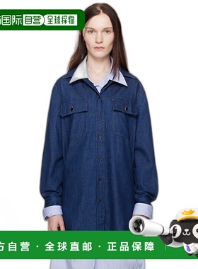 1h可退 香港直邮潮奢 A.P.C. 女士 蓝色 Anastasia Barbieri 联名