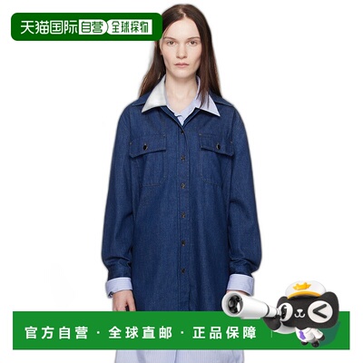 1h可退 香港直邮潮奢 A.P.C. 女士 蓝色 Anastasia Barbieri 联名