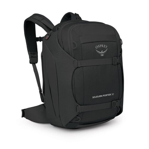 自营欧洲直邮OSPREY Sojourn Porter™ 30L男女同款黑色尼龙旅行包