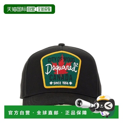 自营dsquared2Baseball Cap - black 美国奥莱直发