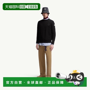 自营欧洲直邮Moncler/盟可睐 刺绣字母棉质毛衣针织
