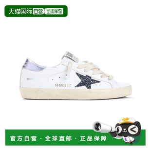 白色 美國奧萊直發 goose白色牛皮革級明星運動鞋 自營golden