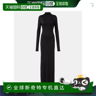 003622 长款 连衣裙 舒适时 black黑色 女士 香港直邮KHAITE Norla