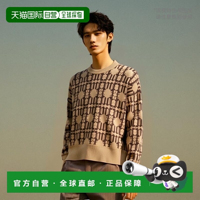 香港直邮PALM ANGELS 男士针织衫 PMHE053E23KNI0016160 AW2023