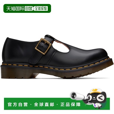 1h可退 香港直邮潮奢 Dr. Martens 马丁大夫 女士 黑色 Polley Sm