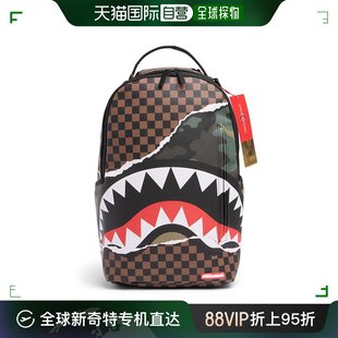 女童 鲨鱼印花帆布双肩包童装 Sprayground 香港直邮潮奢