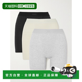 1h可退 香港直邮潮奢 SKIMS 女士 Bone, Heather Grey, Soot 棉质