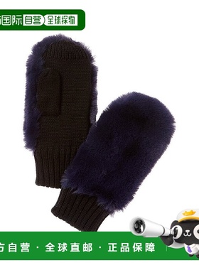 自营 Surell Accessories 手套 - 蓝色 美国奥莱直发