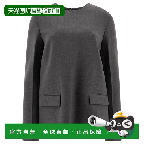 香港直邮TOTEME 女士外套 SS2025 灰色长袖 251WRT0459FB0061074