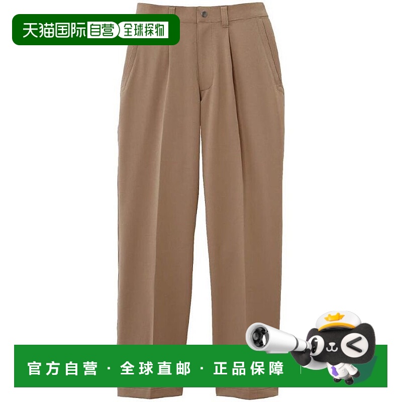 日本直邮MIZUNO 干矢量无压力长裤 A2MF7001 [男士] 米色 男士长