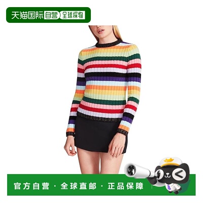 自营Steve Madden Leonie毛衣女士多色条纹针织套头衫JDM1046-mul