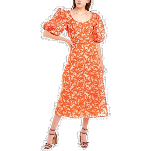 自营 Keepsake Parallel 中长早秋新款连衣裙 红色 美国奥莱直发